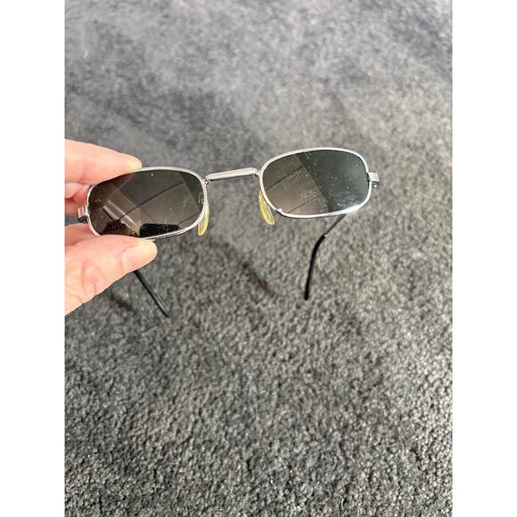 Vintage 1990\'s Slim Wire Frame Rectangular Sunglasses Matrix Sci-Fi Retro Unisex main image 4